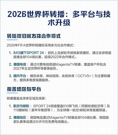 2026世界杯直播:转播平台清晰度大比拼 2026世界杯直播:转播平台清晰度大比拼