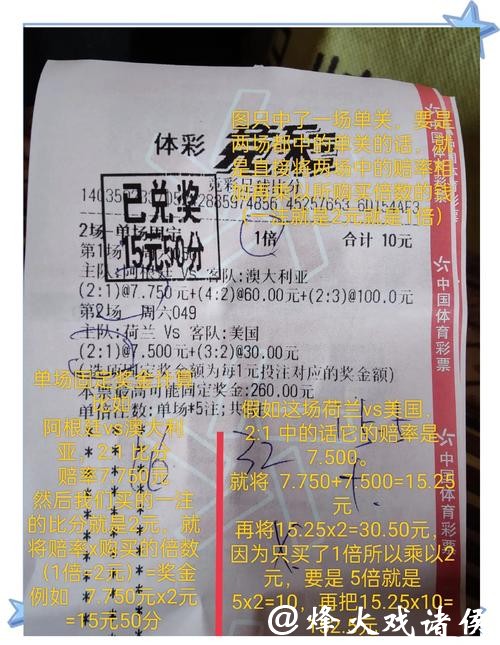 世界杯竞彩大神心得，提高中奖率